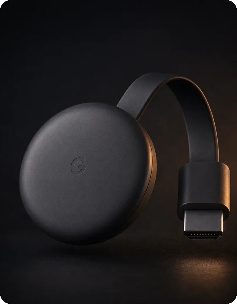 Chromecast with Google TV — product shot